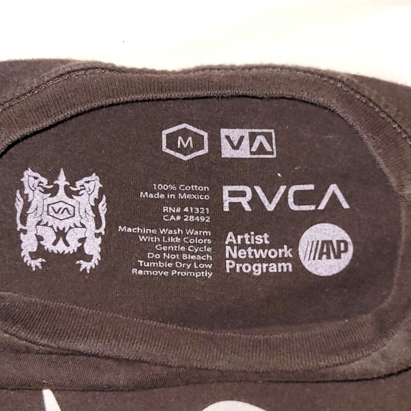 RCVA Brown Tee-Shirt with White Dove Design - Picture 3 of 4